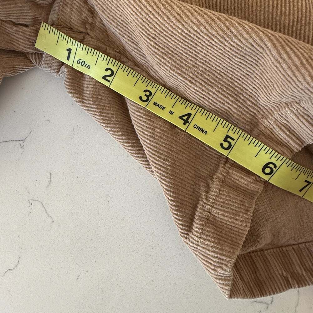 Quiksilver Men's Brown Corduroy Elastic Waist Drawstring Shorts size small - Picture 6 of 6